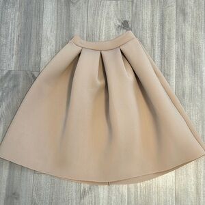 Charlotte Russe Elegant Tan A-line Women's Skirt